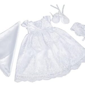 White Christening Dress for Babies JBCD2104005
